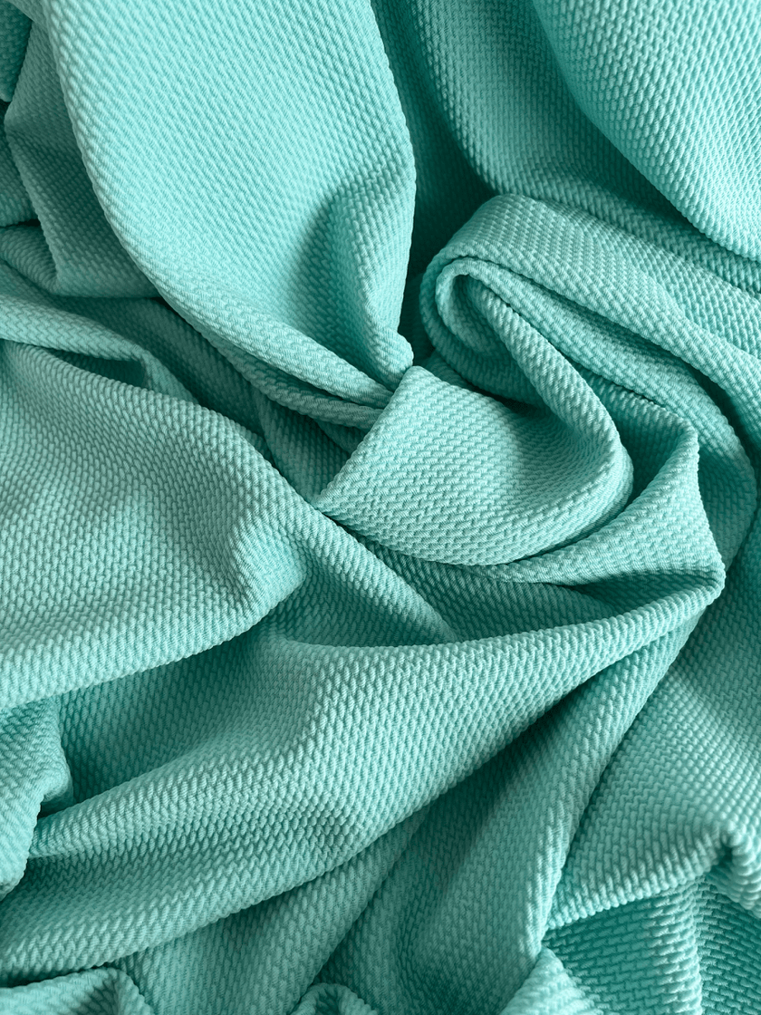 Bullet (Pique) Knit | Sky Blue - Fabric + Flow Textile Co.