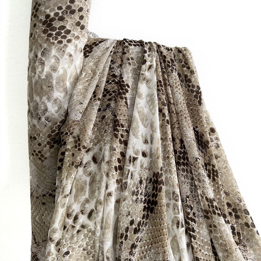 Chiffon | Snake - Fabric + Flow Textile Co.