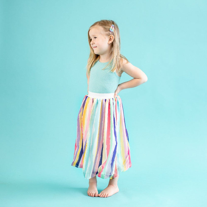 Chiffon | Sunny Rainbow - Fabric + Flow Textile Co.