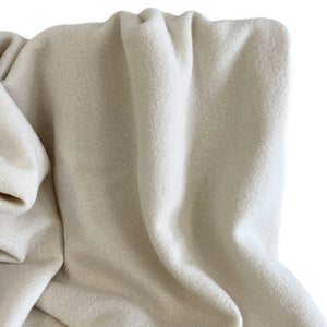 Coating | Heathered Pearl Wool - Fabric + Flow Textile Co.