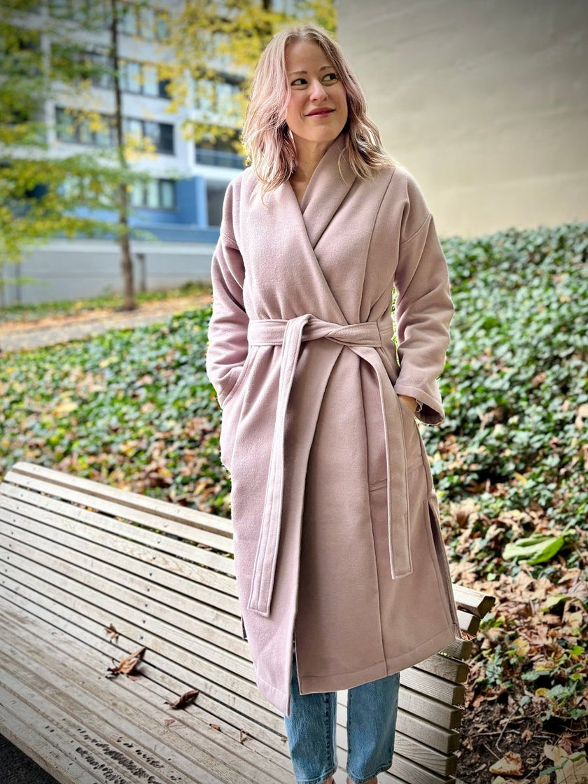 Coating | Rose Blush Wool Touch - Fabric + Flow Textile Co.