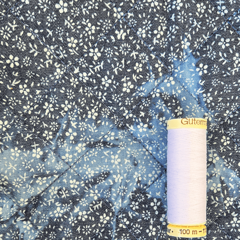 Coating | Vintage Bluebell Quilted - Fabric + Flow Textile Co.