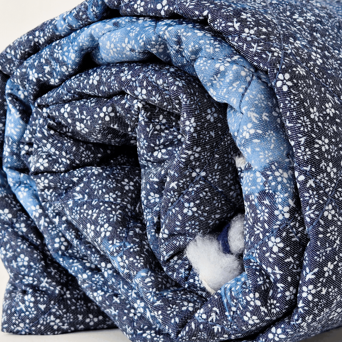 Coating | Vintage Bluebell Quilted - Fabric + Flow Textile Co.