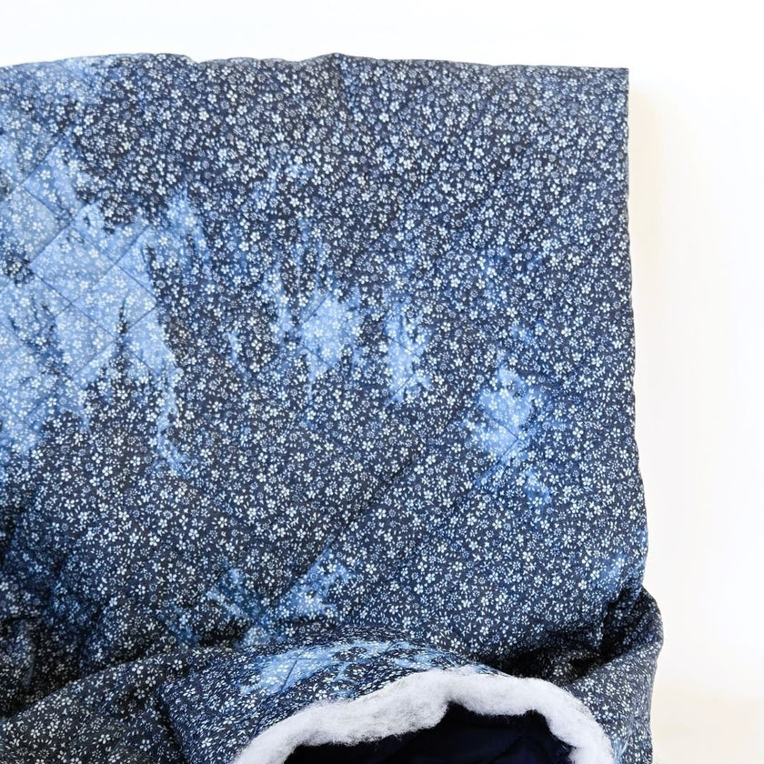 Coating | Vintage Bluebell Quilted - Fabric + Flow Textile Co.