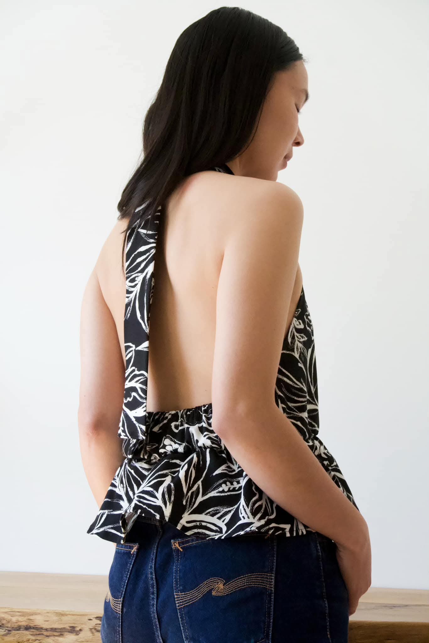 Cotton Stretch Print | Night Garden - Fabric + Flow Textile Co.