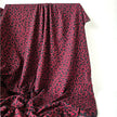 Deadstock | Jersey Knit Print - Burgundy Leopard - Fabric + Flow Textile Co.