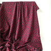 Deadstock | Jersey Knit Print - Burgundy Leopard - Fabric + Flow Textile Co.