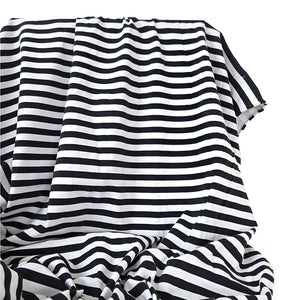 Deadstock | Jersey Knit Print - Stripes - Fabric + Flow Textile Co.