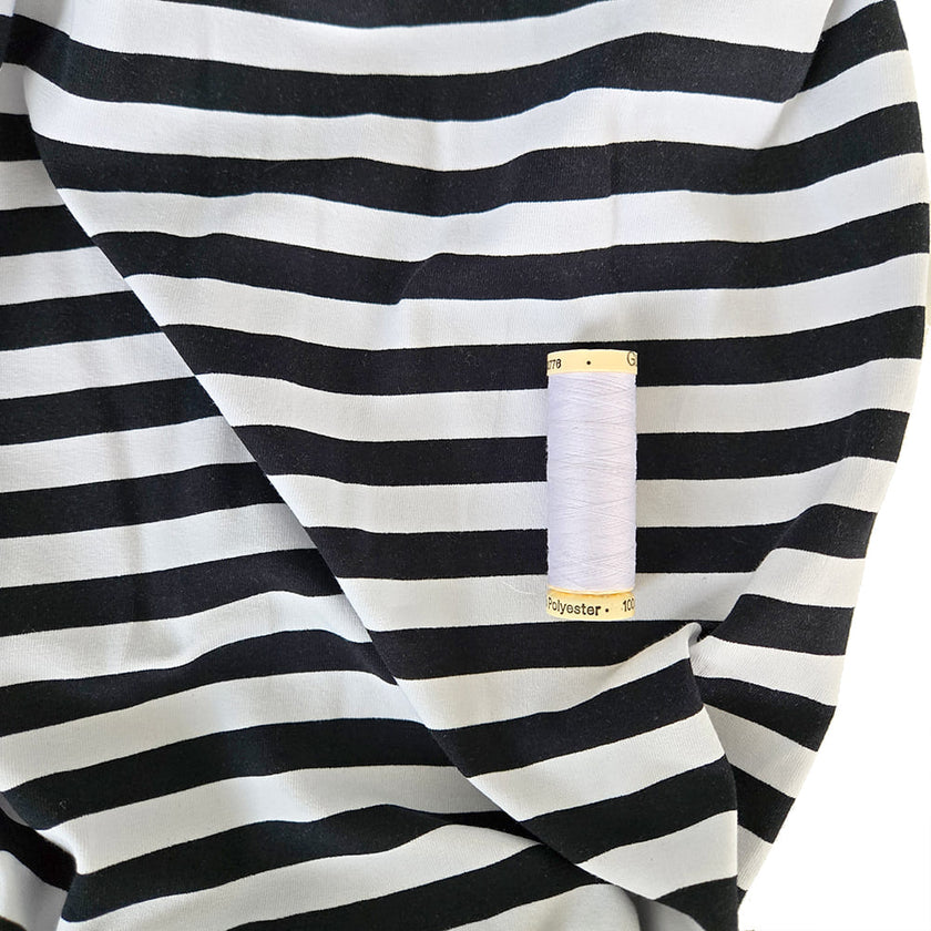 Deadstock | Jersey Knit Print - Stripes - Fabric + Flow Textile Co.