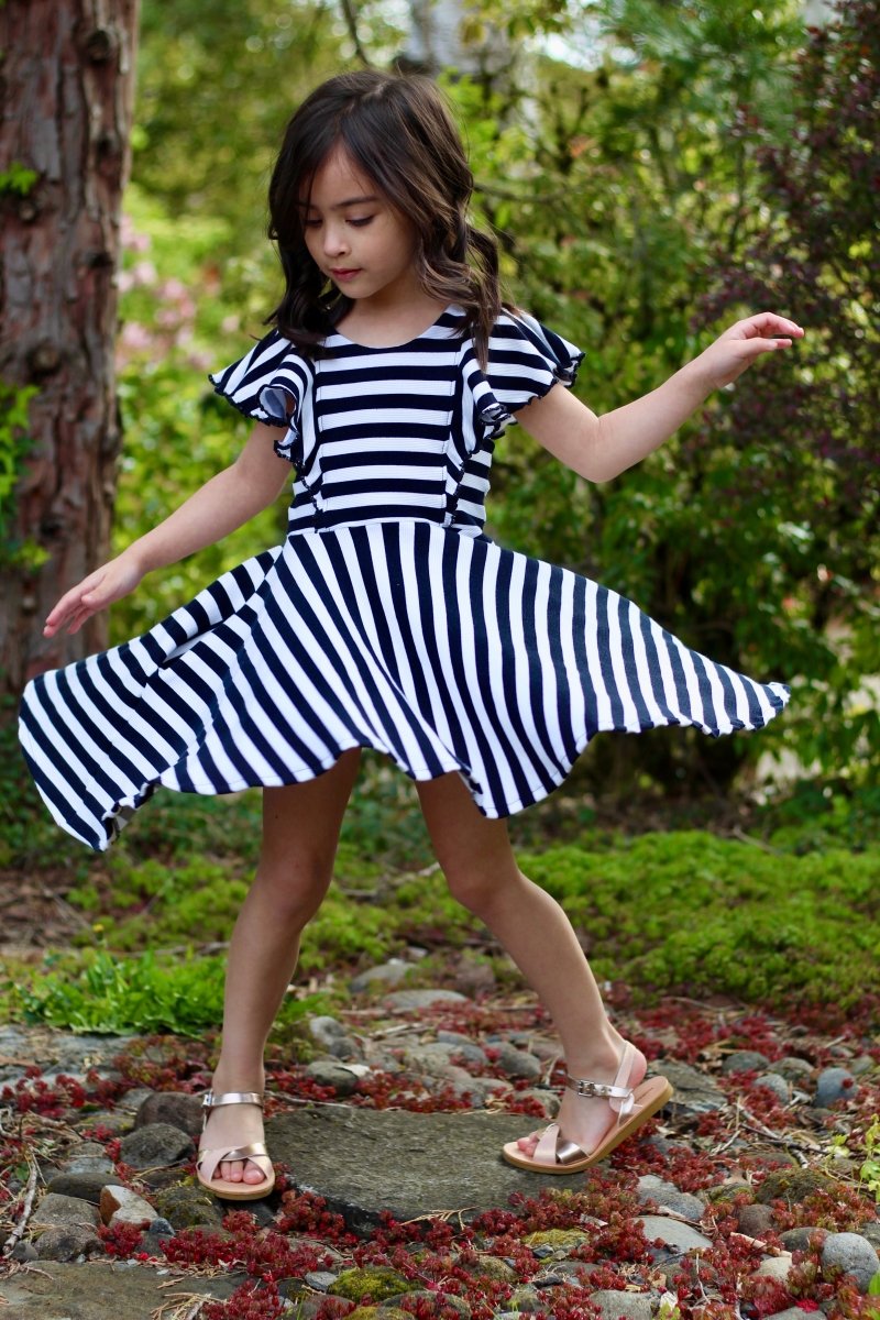 Deadstock | Jersey Knit Print - Stripes - Fabric + Flow Textile Co.