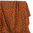 Deadstock | Ribbed Knit Bamboo - Sienna Dot - Fabric + Flow Textile Co.