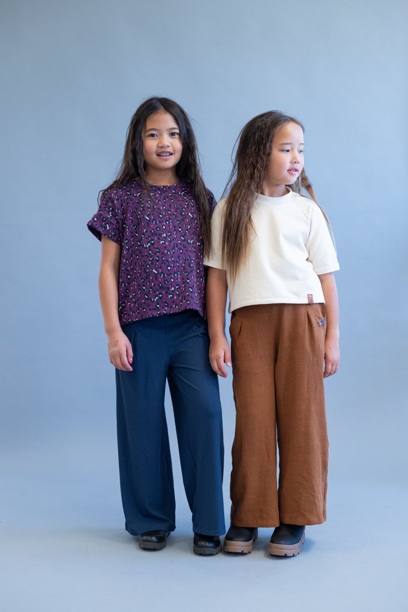 Deadstock | Sweater Knit - Purple Leopard - Fabric + Flow Textile Co.