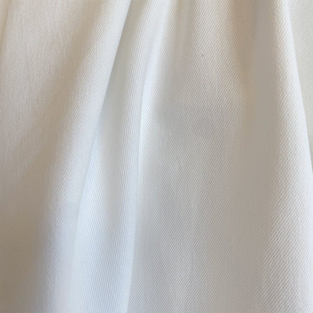 Denim | 8oz Cloud White - Fabric + Flow Textile Co.