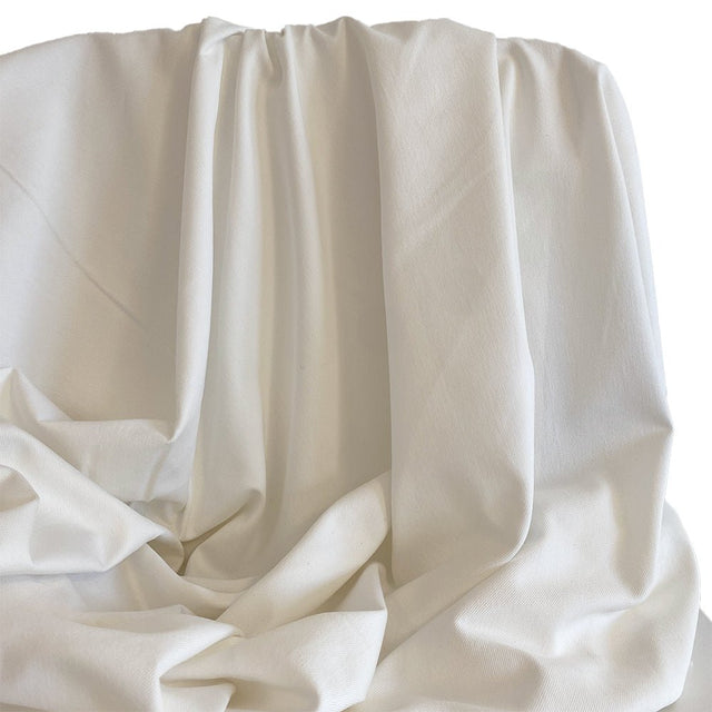 Denim | 8oz Cloud White - Fabric + Flow Textile Co.