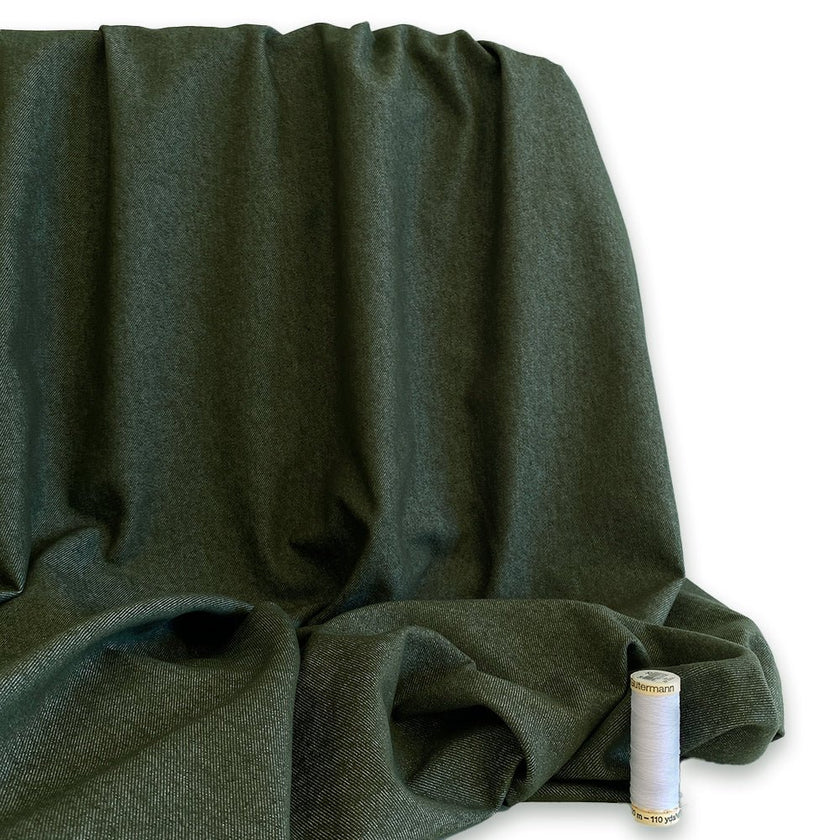 Denim | 8oz Deep Jade - Fabric + Flow Textile Co.