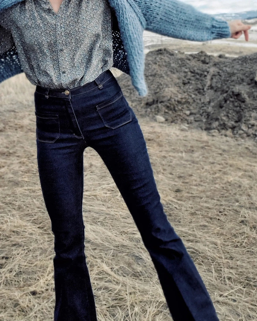 Denim | 9.5oz Black Night - Fabric + Flow Textile Co.