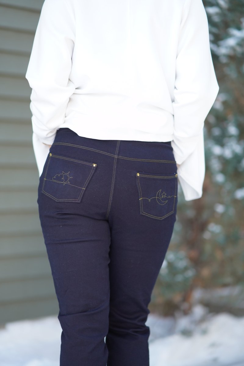 Denim | 9.5oz Black Night - Fabric + Flow Textile Co.