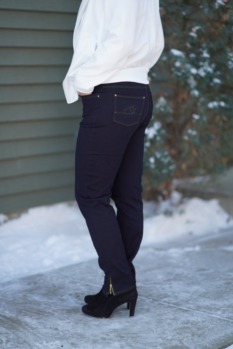 Denim | 9.5oz Black Night - Fabric + Flow Textile Co.