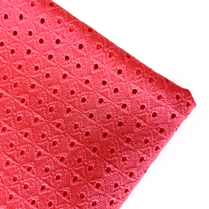 Eyelet Knit | Coral - Fabric + Flow Textile Co.