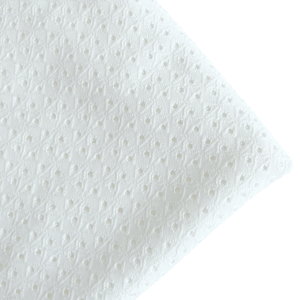 Eyelet Knit | White - Fabric + Flow Textile Co.