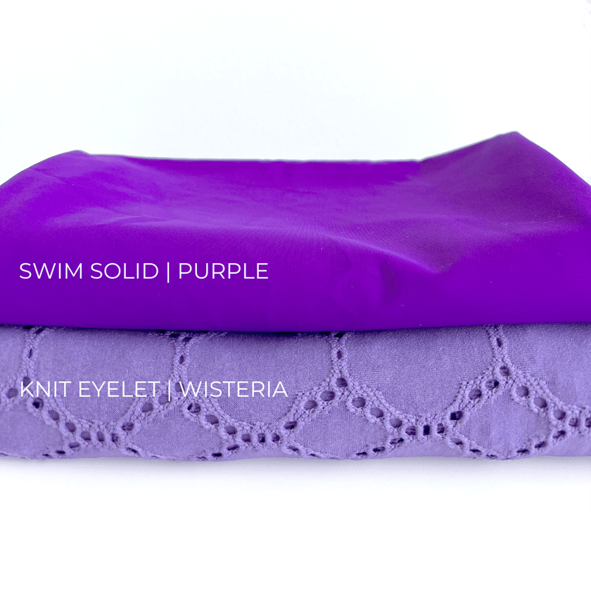 Eyelet Knit | Wisteria - Fabric + Flow Textile Co.
