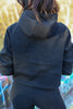 Fleece Knit | Cotton - Black - Fabric + Flow Textile Co.