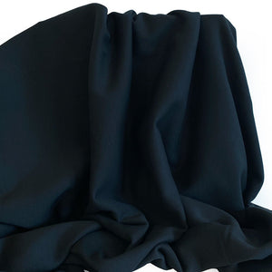 Fleece Knit | Cotton - Black - Fabric + Flow Textile Co.