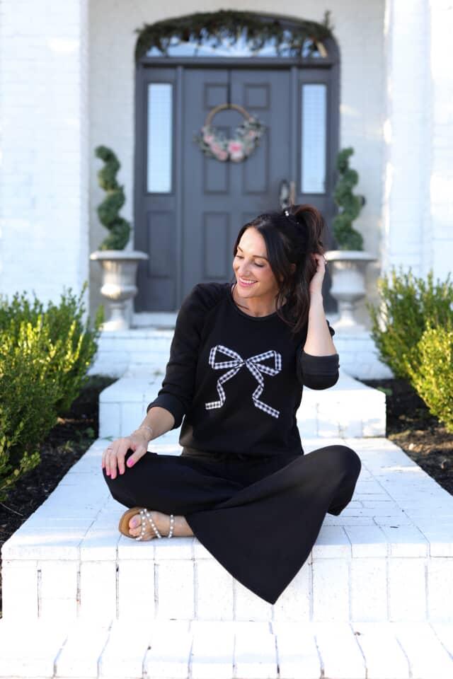 Fleece Knit | Cotton - Black - Fabric + Flow Textile Co.