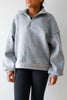 Fleece Knit | Cotton - Light Melange Grey - Fabric + Flow Textile Co.