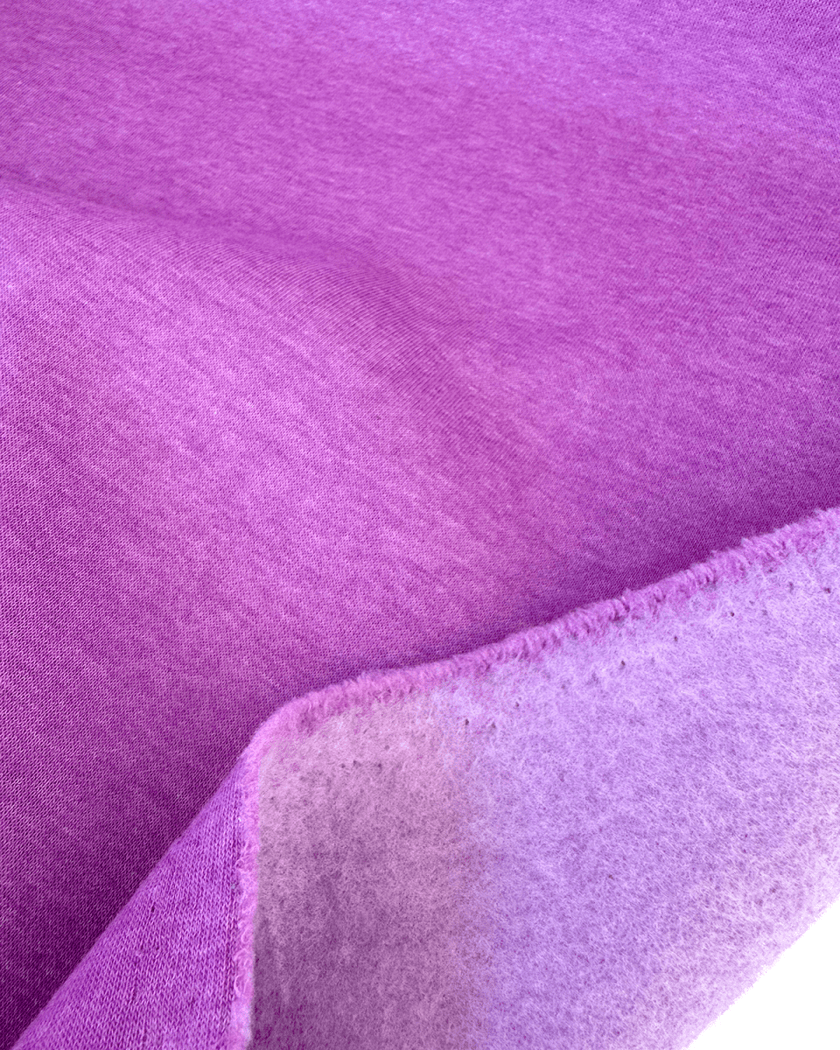 Fleece Knit | Cotton - Mulberry Blush - Fabric + Flow Textile Co.