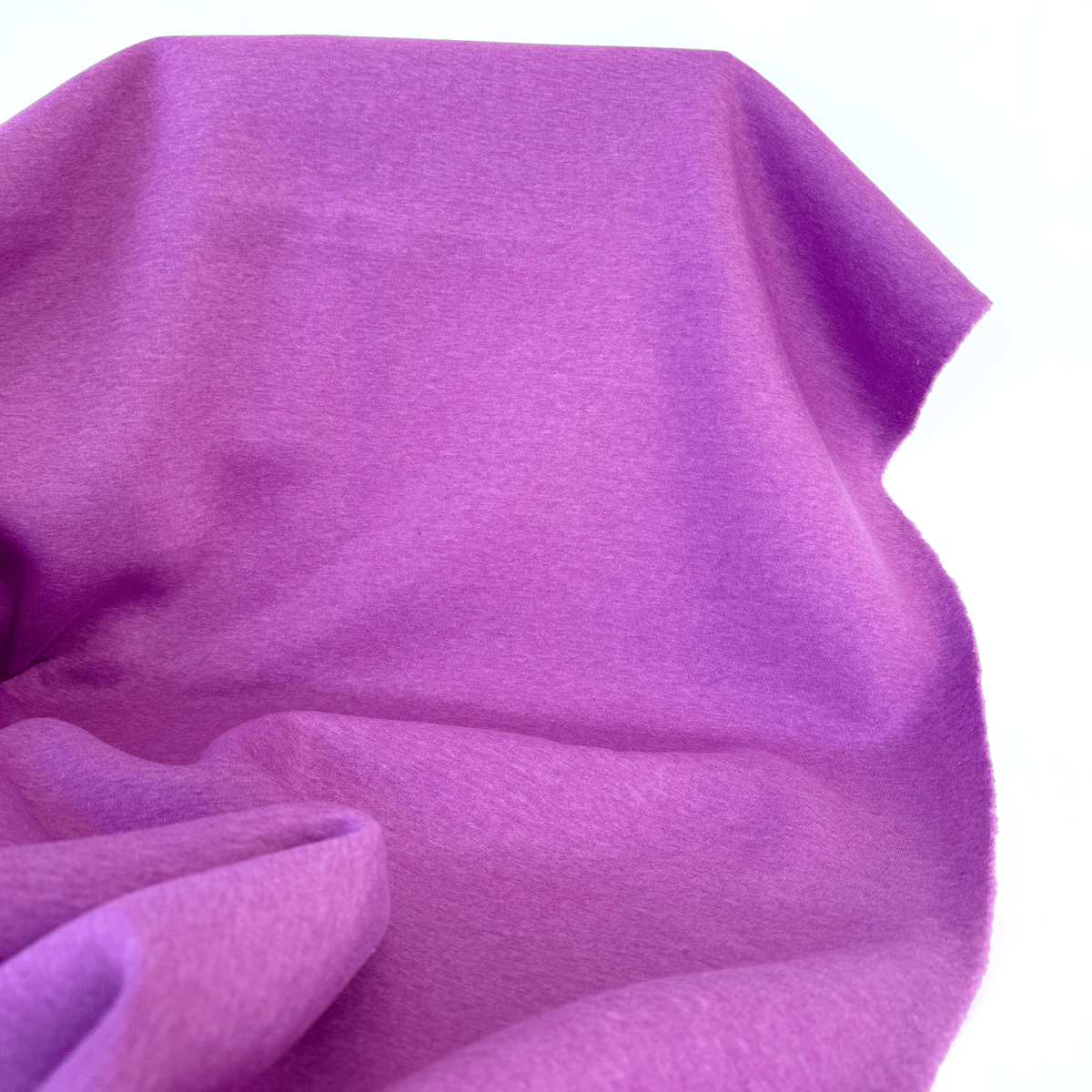 Fleece Knit | Cotton - Mulberry Blush