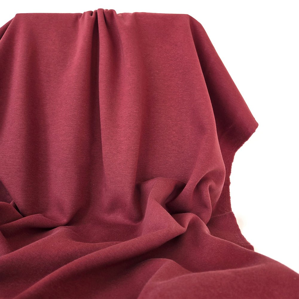 Fleece Knit | Cotton - Rosewood