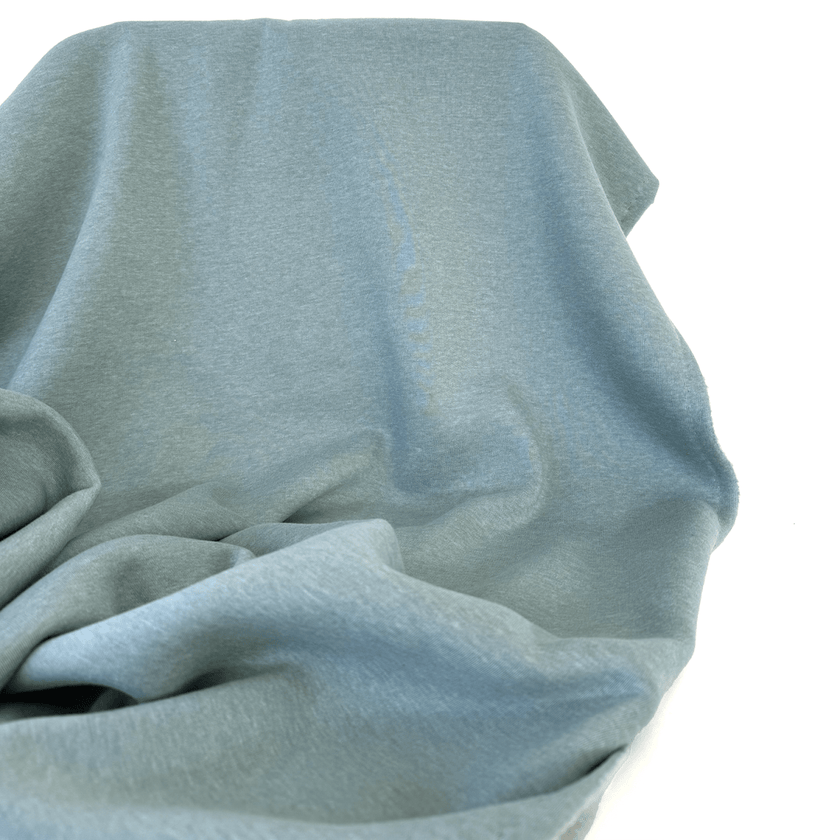 Fleece Knit | Cotton - Sage Mist - Fabric + Flow Textile Co.