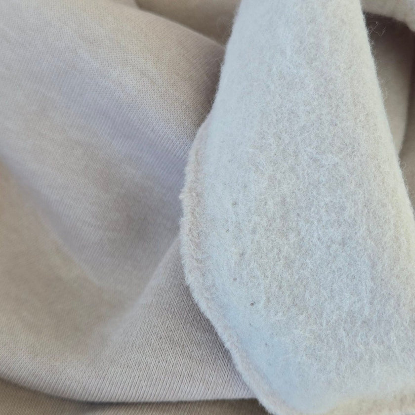 Fleece Knit | Cotton - Sandstone - Fabric + Flow Textile Co.