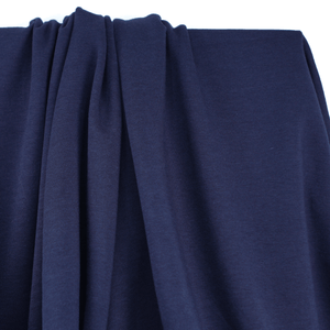 French Terry | Bamboo - Navy - Fabric + Flow Textile Co.