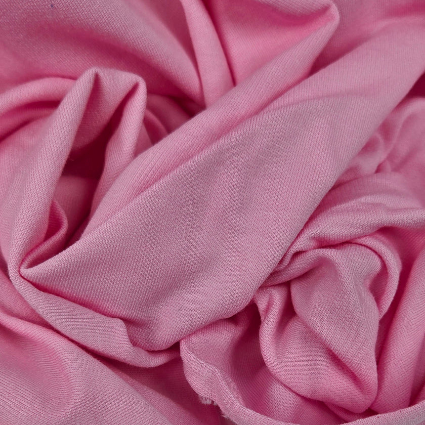 French Terry | Bamboo - Pink Lemonade - Fabric + Flow Textile Co.