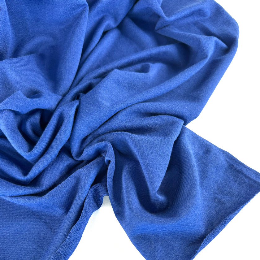 French Terry | Bamboo - Sapphire - Fabric + Flow Textile Co.