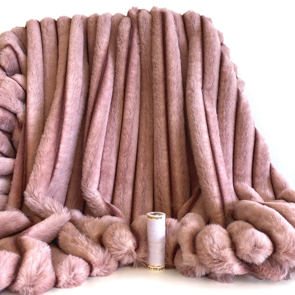 Fur Faux | Pink Panther - Fabric + Flow Textile Co.