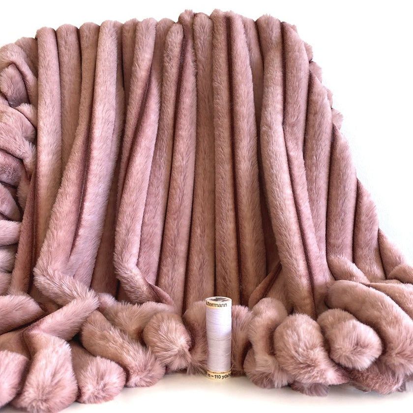 Fur Faux | Pink Panther - Fabric + Flow Textile Co.