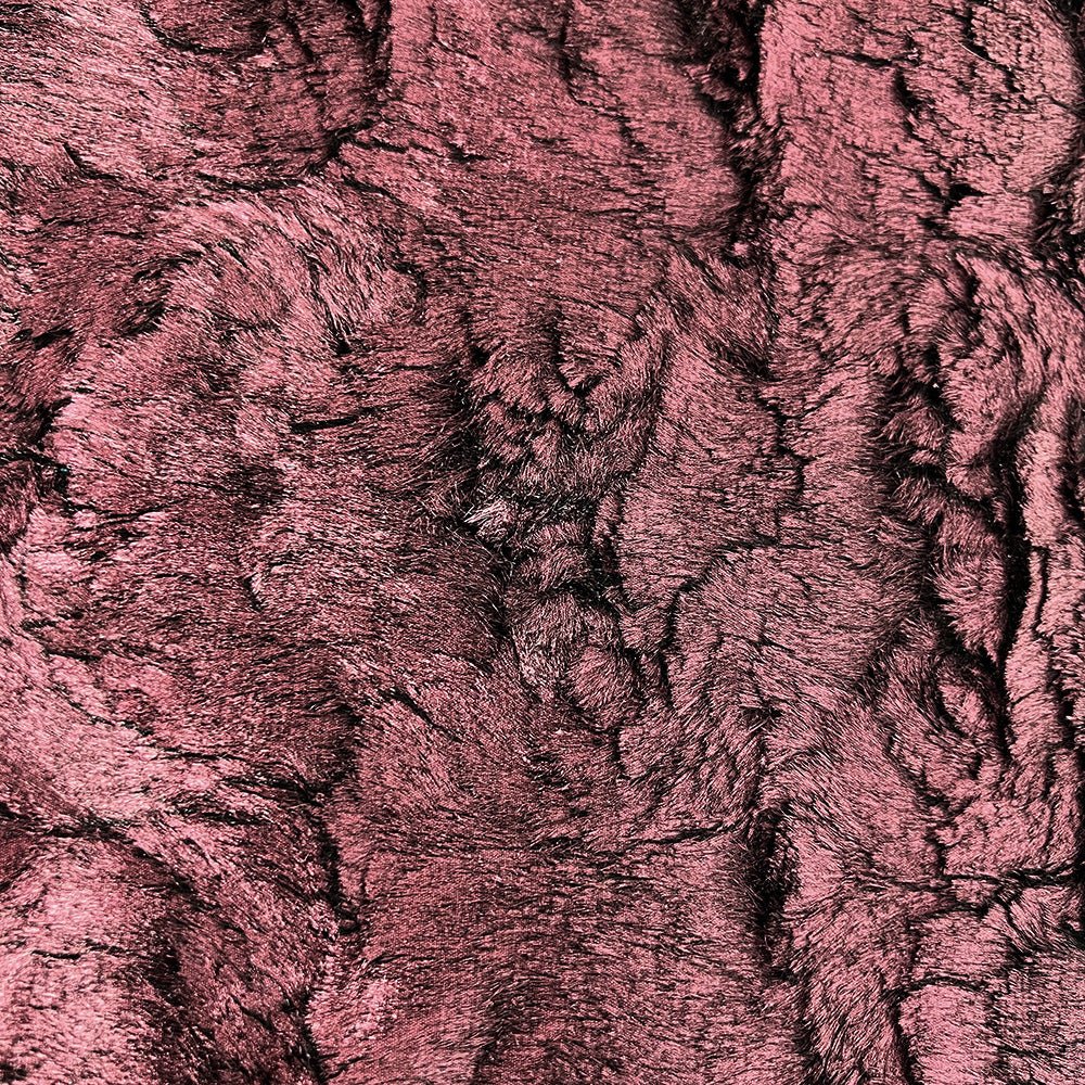 Fur Faux | Purple Night | Remnant - 0.75m+ - Fabric + Flow Textile Co.