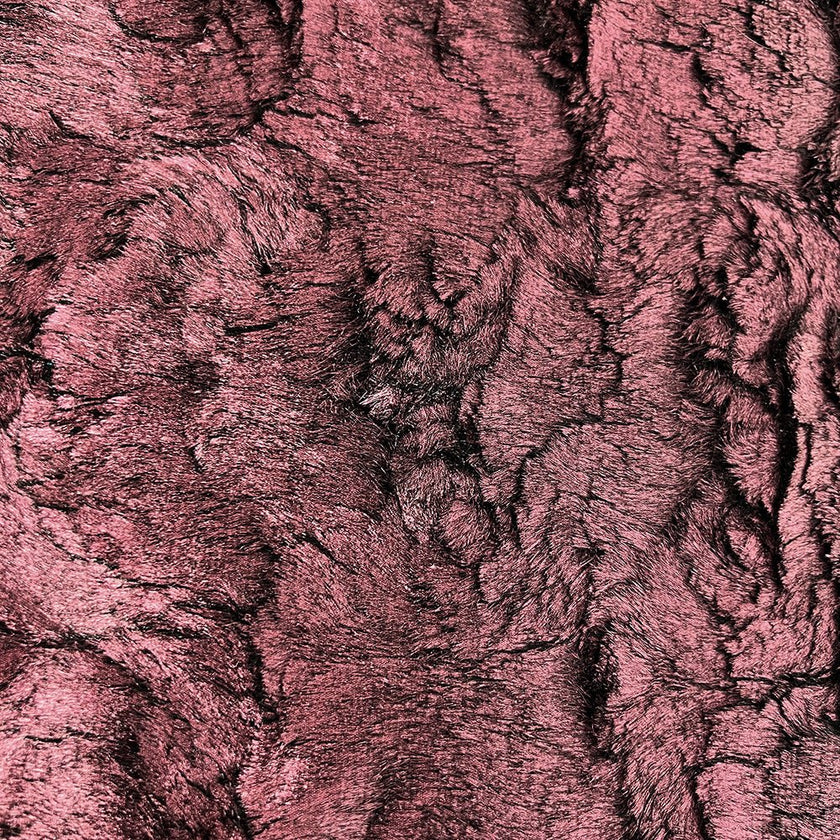 Fur Faux | Purple Night | Remnant - 0.75m+ - Fabric + Flow Textile Co.