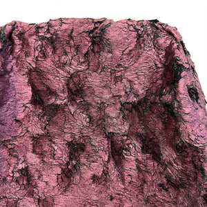 Fur Faux | Purple Night | Remnant - 0.75m+ - Fabric + Flow Textile Co.