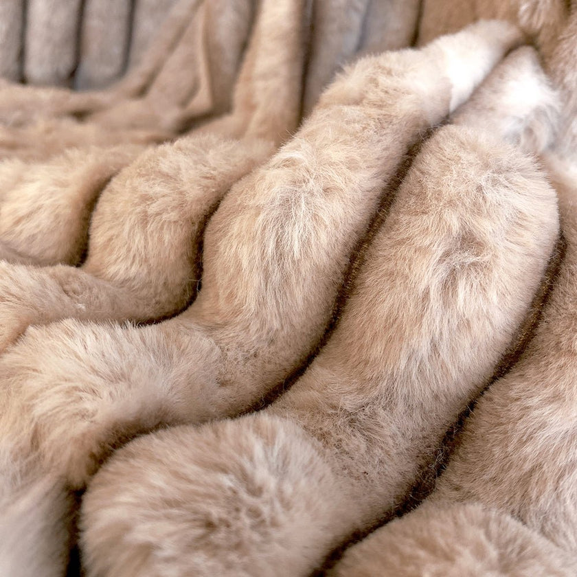 Fur Faux | Sandy Mink - Fabric + Flow Textile Co.