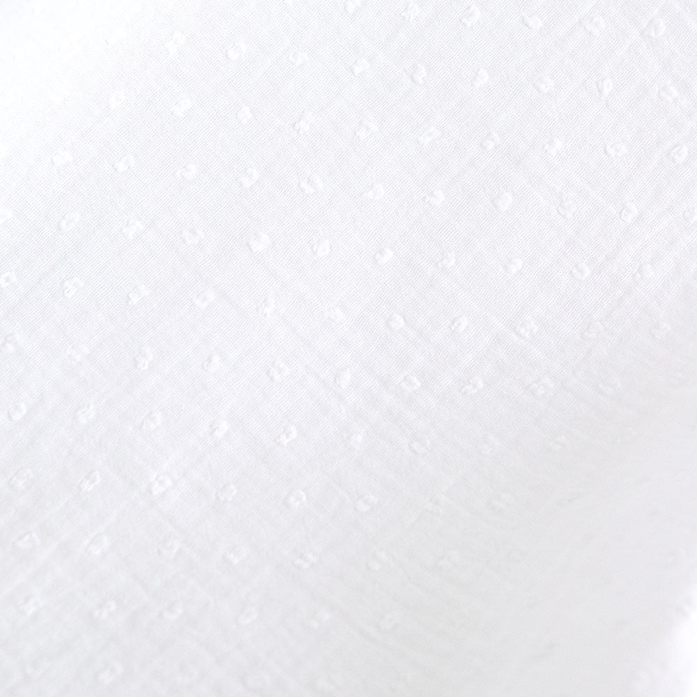 Gauze Cotton | Swiss Dot - White - Fabric + Flow Textile Co.