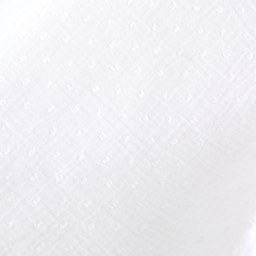 Gauze Cotton | Swiss Dot - White - Fabric + Flow Textile Co.