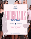 GRAND OPENING | Frocktails at Fabric + Flow - Fabric + Flow Textile Co.