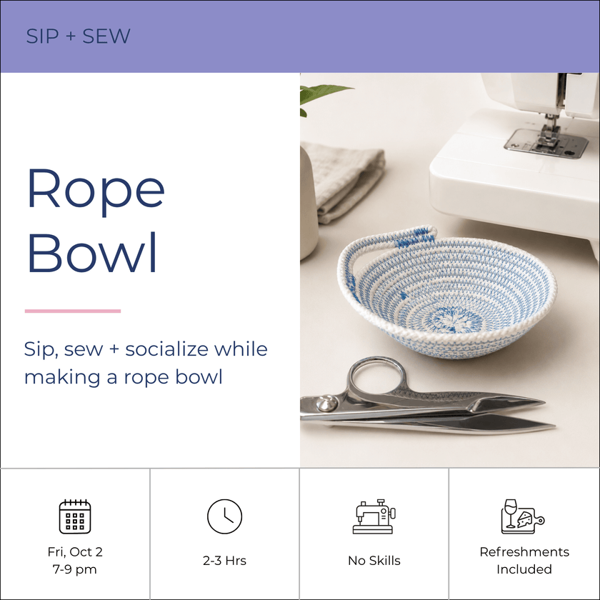 GRAND OPENING | Sip + Sew - Fabric + Flow Textile Co.