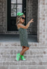 Jersey Knit Print | Neon Zebra
