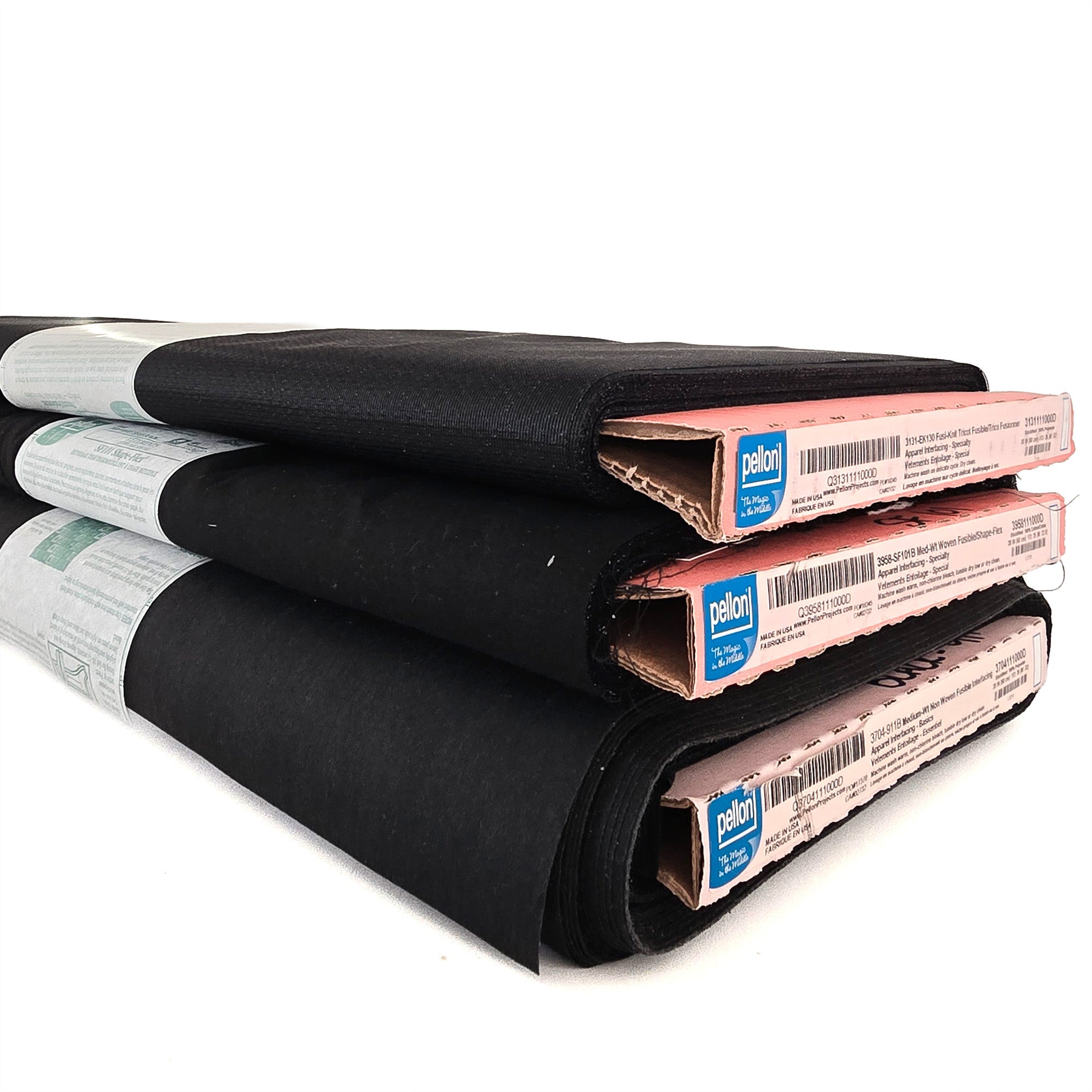 Interfacing Fusible | Black - Fabric + Flow Textile Co.