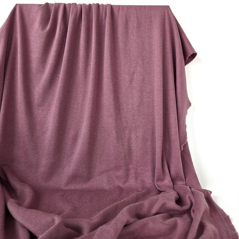 Interlock Knit | Bamboo - Antique Mauve - Fabric + Flow Textile Co.